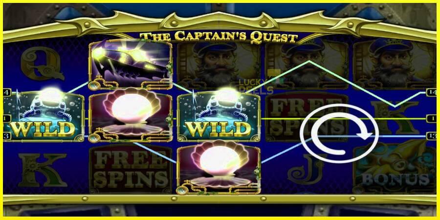 The Captains Quest מכונת משחק לכסף, תְמוּנָה 3