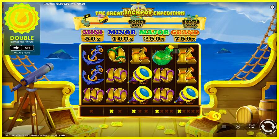 The Great Jackpot Expedition מכונת משחק לכסף, תְמוּנָה 1