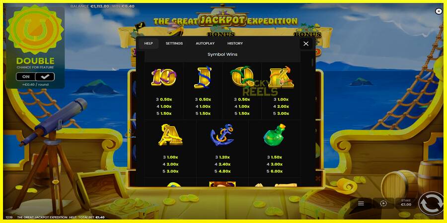 The Great Jackpot Expedition מכונת משחק לכסף, תְמוּנָה 6