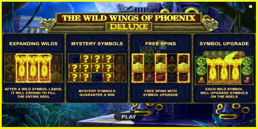 The Wild Wings of Phoenix Deluxe מכונת משחק לכסף, תְמוּנָה 1