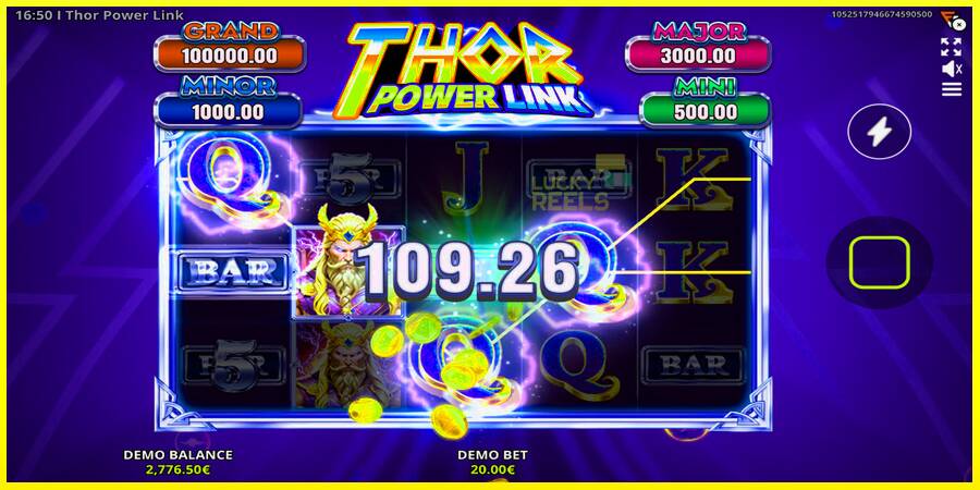 Thor Power Link מכונת משחק לכסף, תְמוּנָה 4