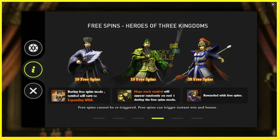 Three Kingdoms מכונת משחק לכסף, תְמוּנָה 7