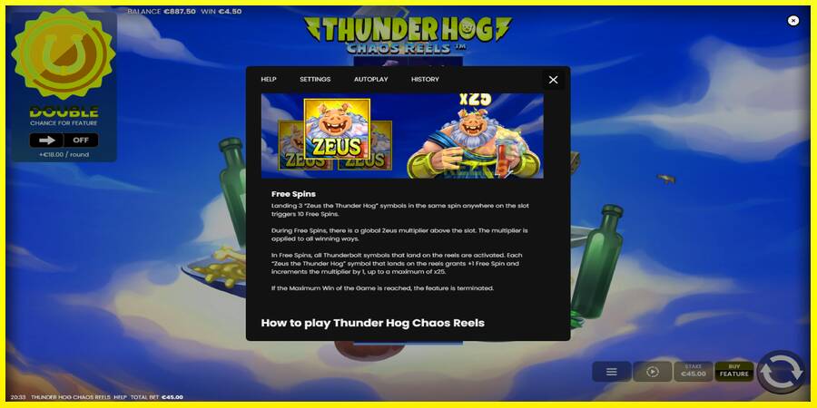 Thunder Hog Chaos Reels מכונת משחק לכסף, תְמוּנָה 7