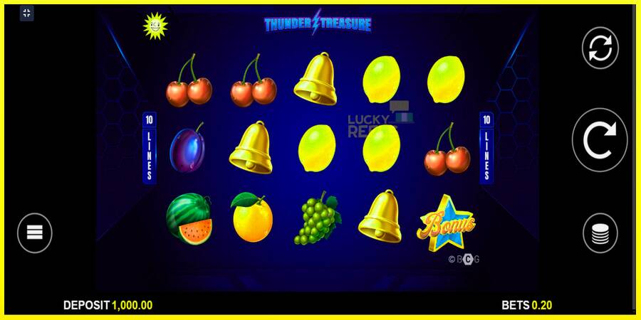 Thunder Treasure מכונת משחק לכסף, תְמוּנָה 1