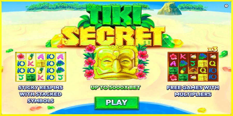 Tiki Secret מכונת משחק לכסף, תְמוּנָה 1