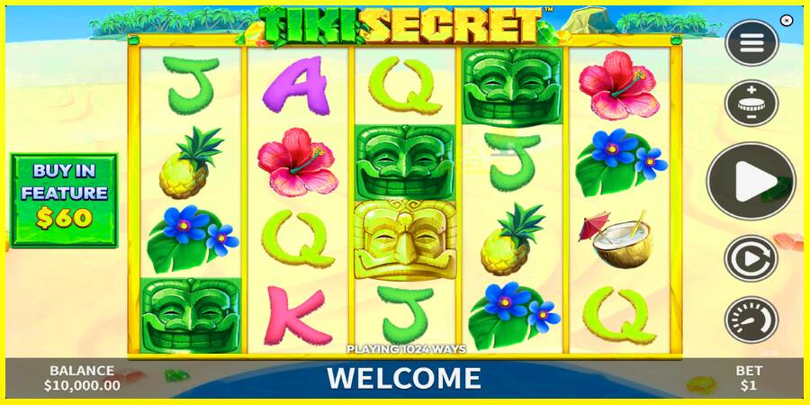 Tiki Secret מכונת משחק לכסף, תְמוּנָה 2