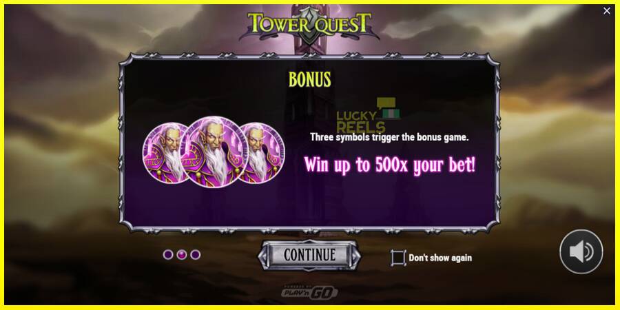 Tower Quest מכונת משחק לכסף, תְמוּנָה 1