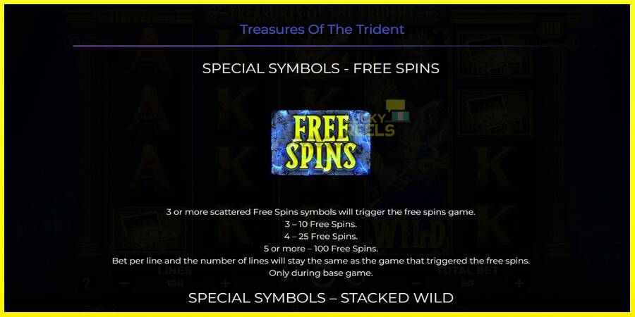 Treasures of the Trident מכונת משחק לכסף, תְמוּנָה 5