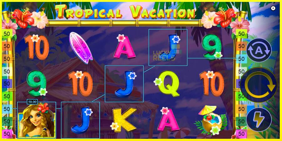 Tropical Vacation מכונת משחק לכסף, תְמוּנָה 3