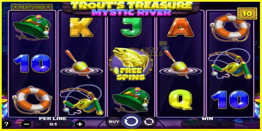 Trouts Treasure - Mystic River מכונת משחק לכסף, תְמוּנָה 1