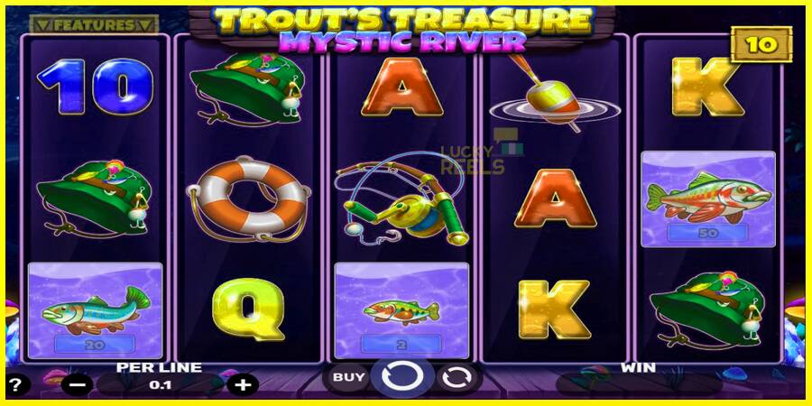 Trouts Treasure - Mystic River מכונת משחק לכסף, תְמוּנָה 3