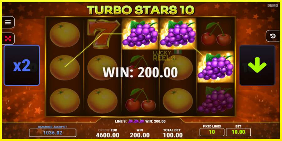 Turbo Stars 10 מכונת משחק לכסף, תְמוּנָה 3