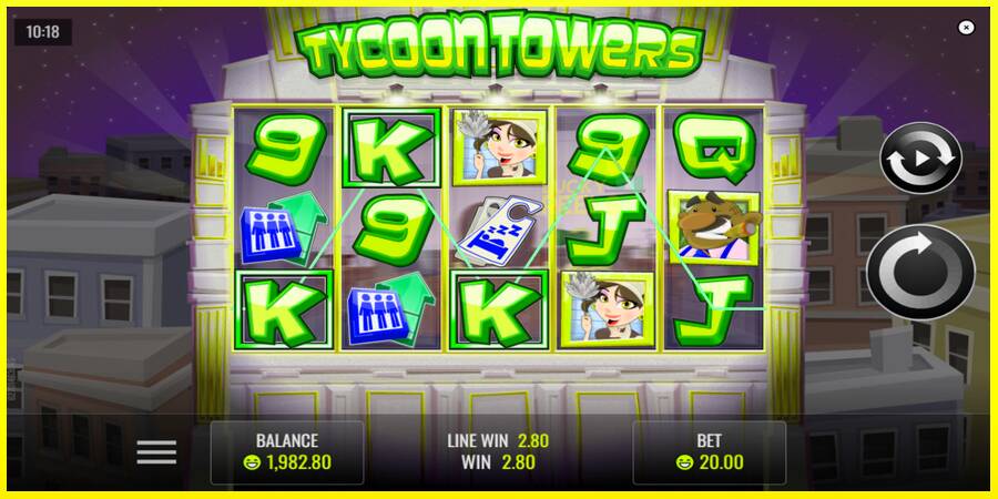 Tycoon Towers מכונת משחק לכסף, תְמוּנָה 3