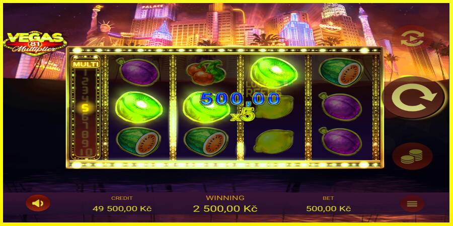 Vegas 81 Multiplier מכונת משחק לכסף, תְמוּנָה 2