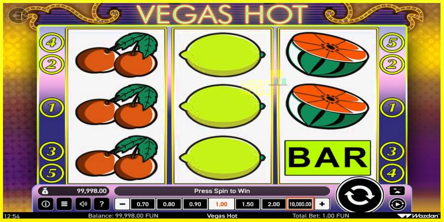 Vegas Hot מכונת משחק לכסף, תְמוּנָה 2