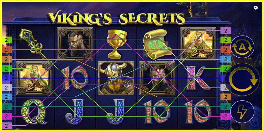 Vikings Secrets מכונת משחק לכסף, תְמוּנָה 2