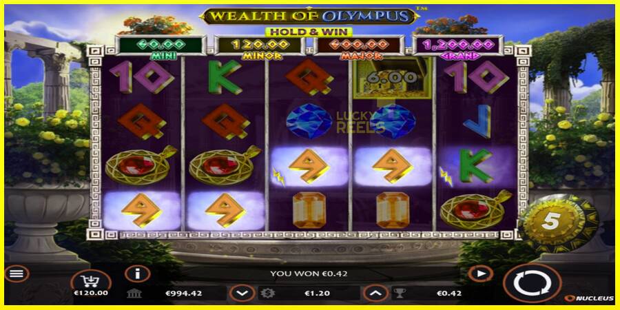 Wealth of Olympus מכונת משחק לכסף, תְמוּנָה 2