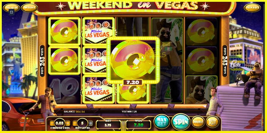 Weekend In Vegas מכונת משחק לכסף, תְמוּנָה 3