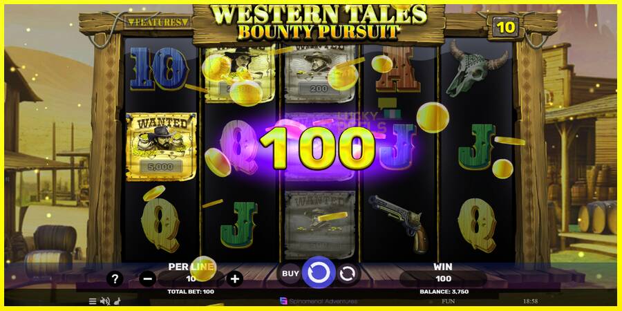 Western Tales - Bounty Pursuit מכונת משחק לכסף, תְמוּנָה 4