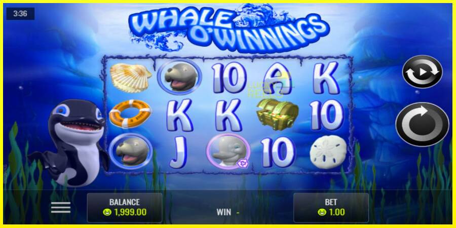 Whale O’Winnings מכונת משחק לכסף, תְמוּנָה 1