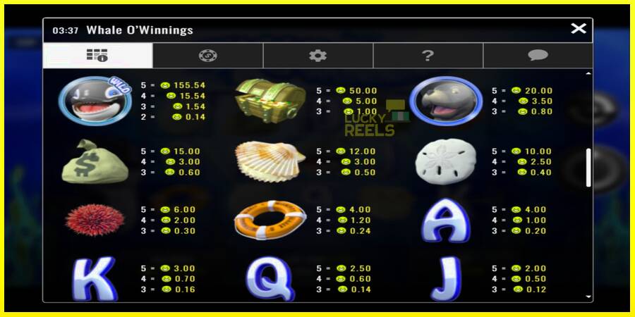 Whale O’Winnings מכונת משחק לכסף, תְמוּנָה 4