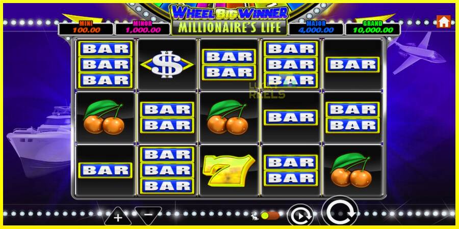 Wheel Big Winner Millionaires Life מכונת משחק לכסף, תְמוּנָה 1