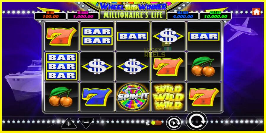 Wheel Big Winner Millionaires Life מכונת משחק לכסף, תְמוּנָה 2