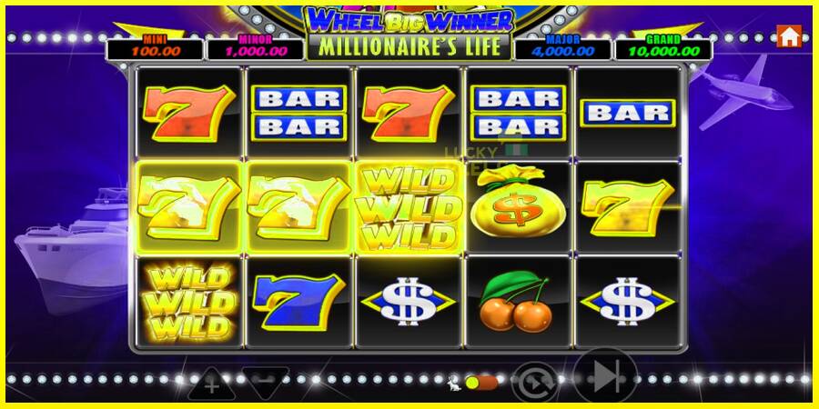 Wheel Big Winner Millionaires Life מכונת משחק לכסף, תְמוּנָה 4