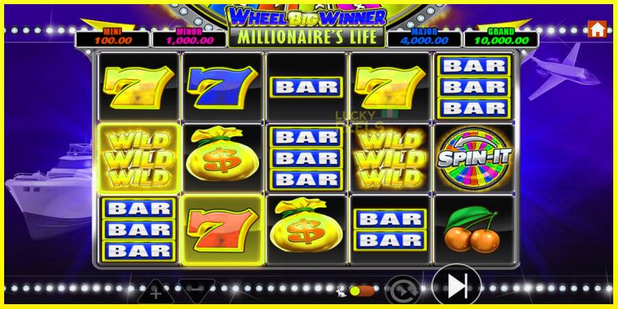 Wheel Big Winner Millionaires Life מכונת משחק לכסף, תְמוּנָה 5