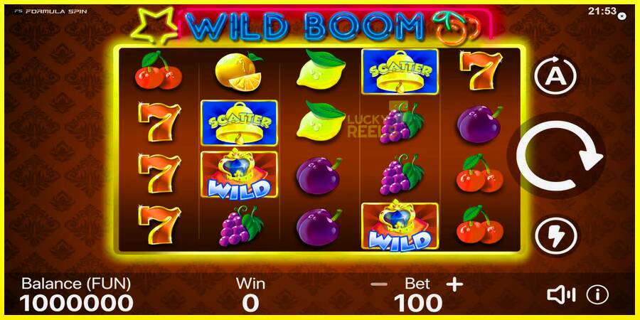 Wild Boom מכונת משחק לכסף, תְמוּנָה 1