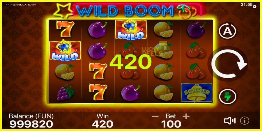 Wild Boom מכונת משחק לכסף, תְמוּנָה 2