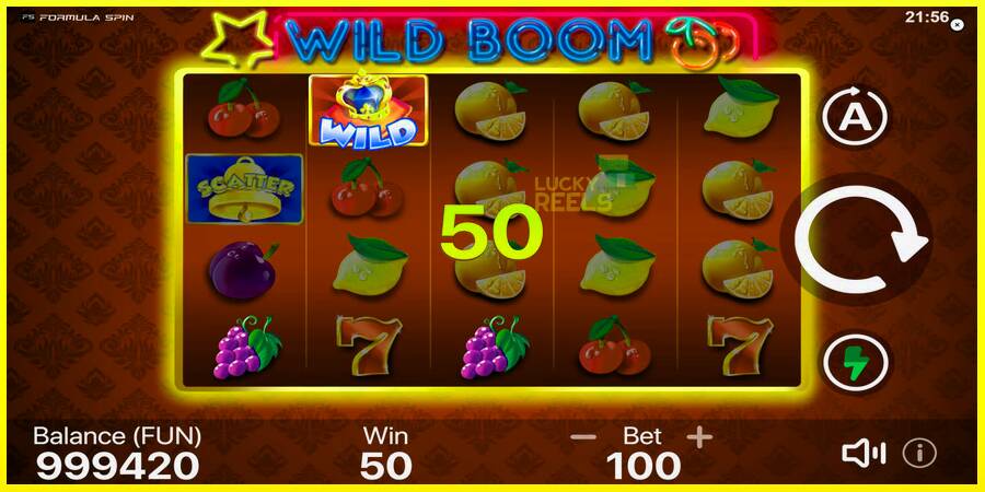 Wild Boom מכונת משחק לכסף, תְמוּנָה 5