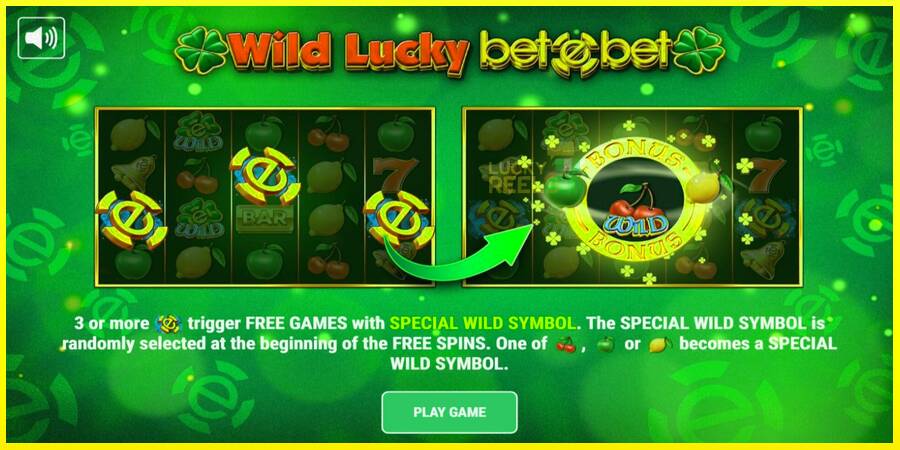 Wild Lucky Betebet מכונת משחק לכסף, תְמוּנָה 1