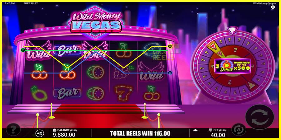 Wild Money Vegas מכונת משחק לכסף, תְמוּנָה 3