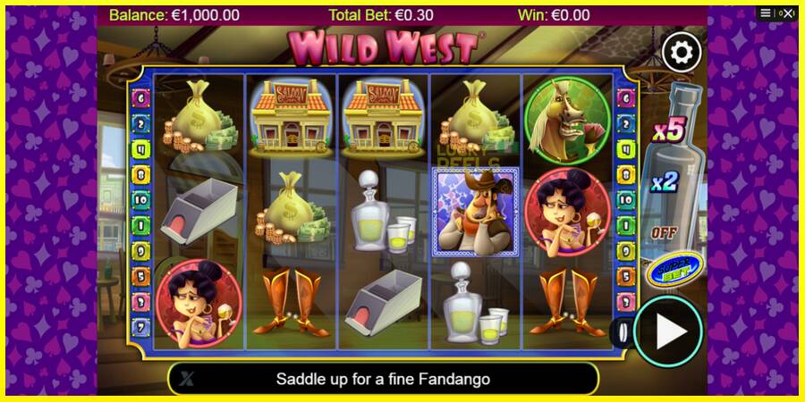 Wild West מכונת משחק לכסף, תְמוּנָה 1