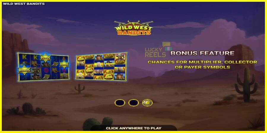 Wild West Bandits מכונת משחק לכסף, תְמוּנָה 1