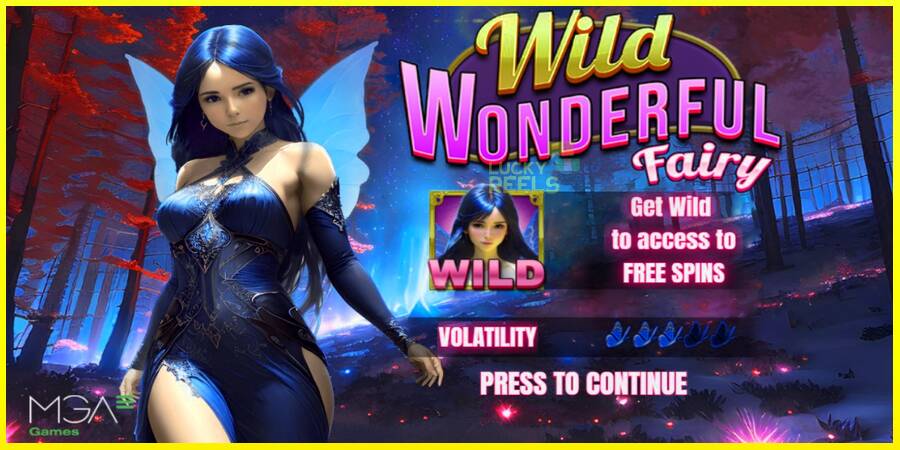 Wild Wonderful Fairy מכונת משחק לכסף, תְמוּנָה 1