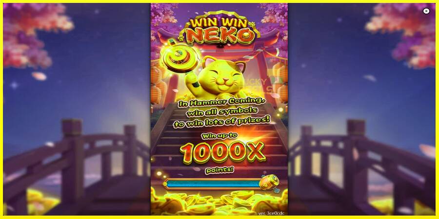 Win Win Neko מכונת משחק לכסף, תְמוּנָה 1