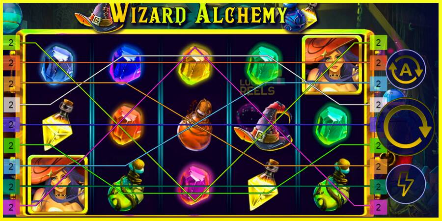 Wizard Alchemy מכונת משחק לכסף, תְמוּנָה 2