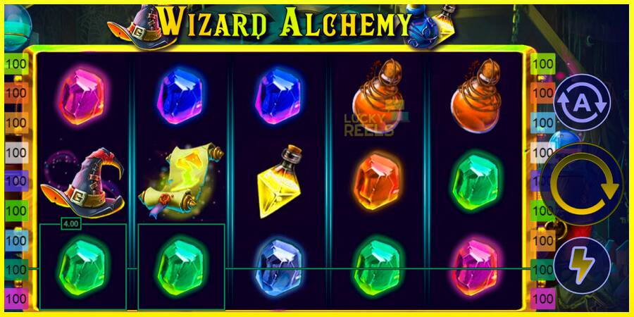 Wizard Alchemy מכונת משחק לכסף, תְמוּנָה 3