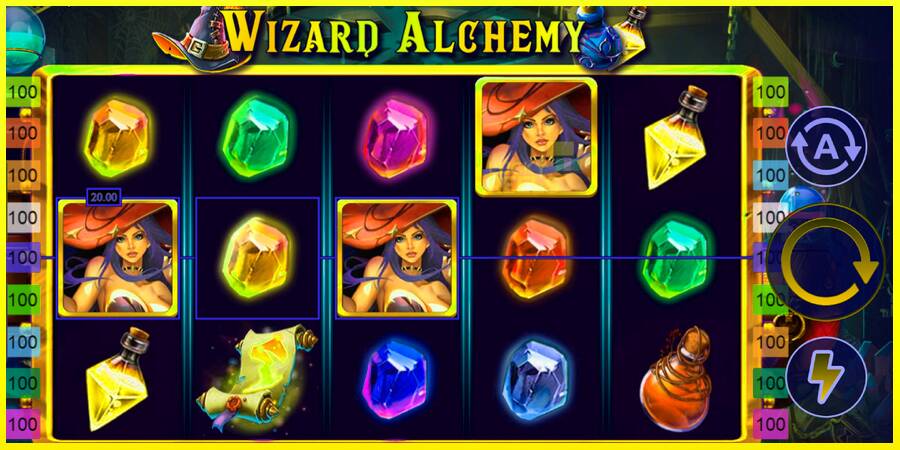 Wizard Alchemy מכונת משחק לכסף, תְמוּנָה 4