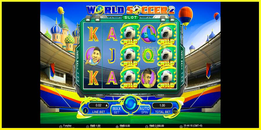 World Soccer Slot 2 מכונת משחק לכסף, תְמוּנָה 1