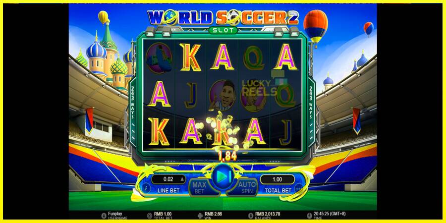 World Soccer Slot 2 מכונת משחק לכסף, תְמוּנָה 5