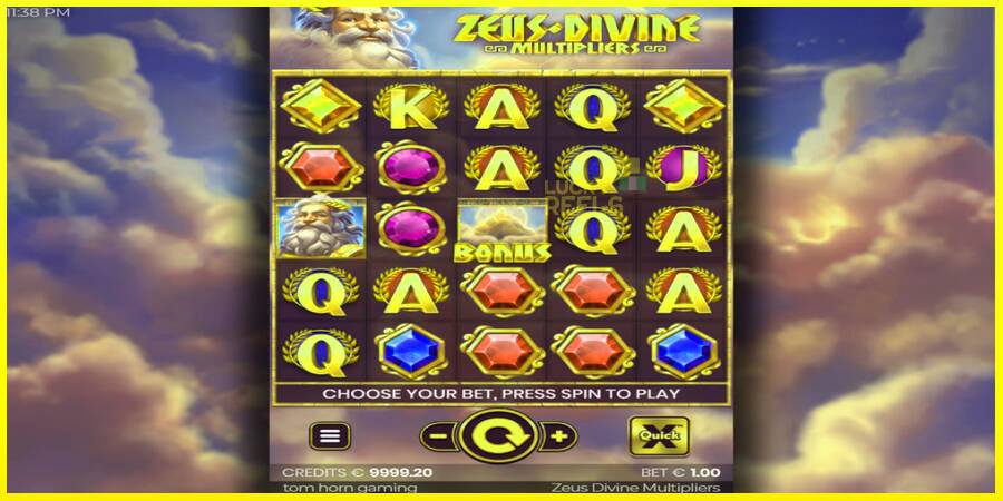 Zeus Divine Multipliers מכונת משחק לכסף, תְמוּנָה 2