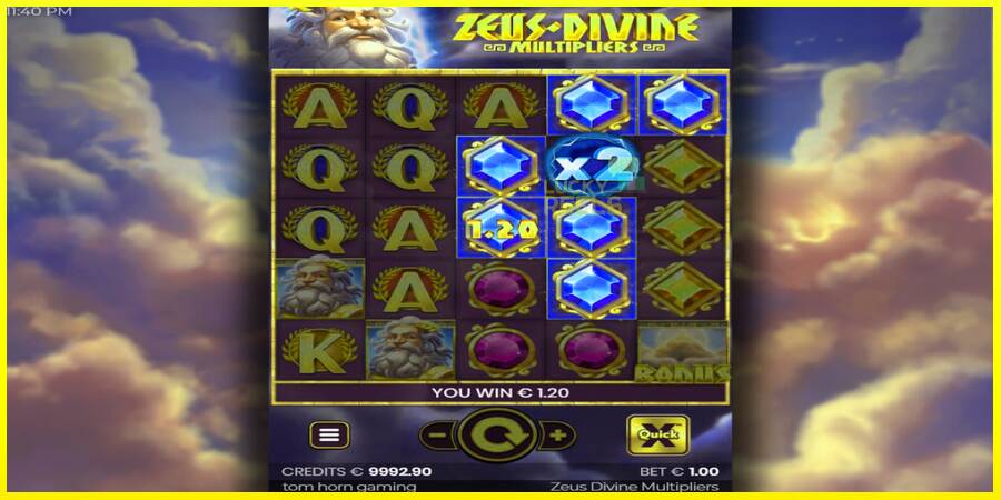 Zeus Divine Multipliers מכונת משחק לכסף, תְמוּנָה 3