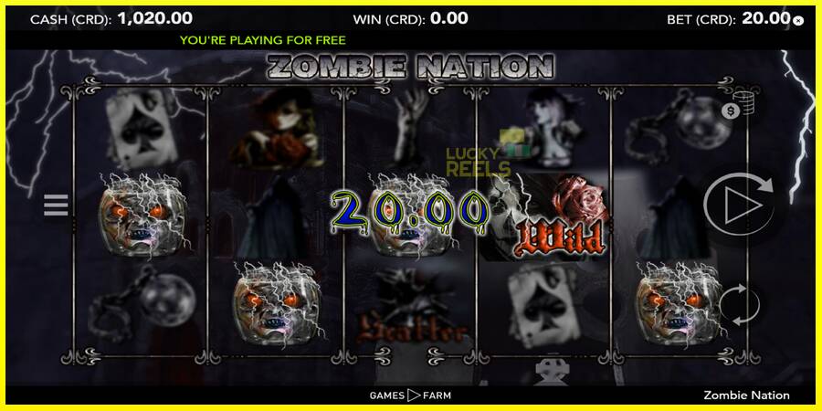 Zombie Nation מכונת משחק לכסף, תְמוּנָה 3