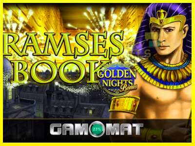 Ramses Book Golden Nights מכונת משחק לכסף