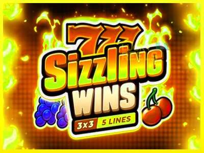 777 Sizzling Wins: 5 Lines מכונת משחק לכסף