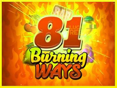 81 Burning Ways מכונת משחק לכסף