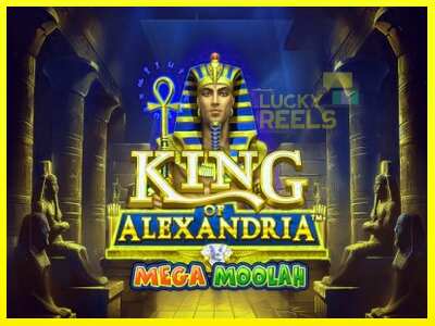 King of Alexandria Mega Moolah מכונת משחק לכסף